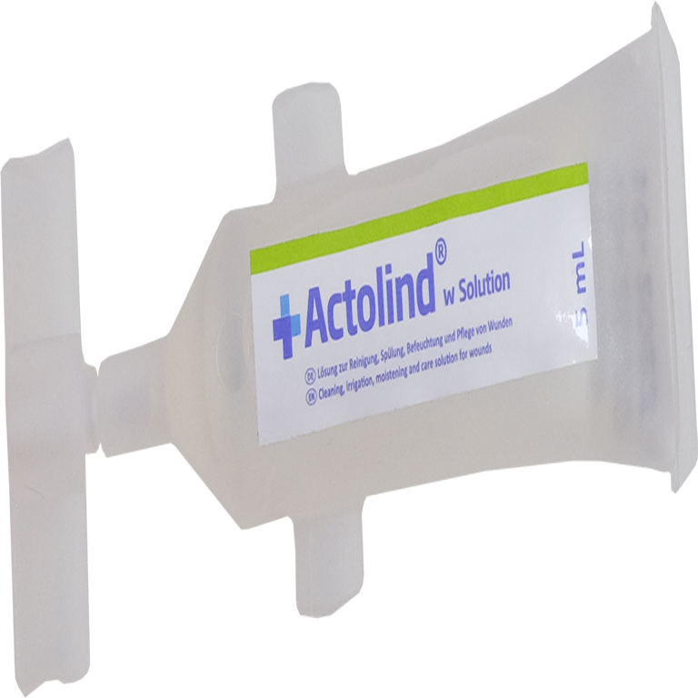 Actolind w Gel 5 ml x 10, polyhexanide + poloxamer 0.1% wounds and burns 